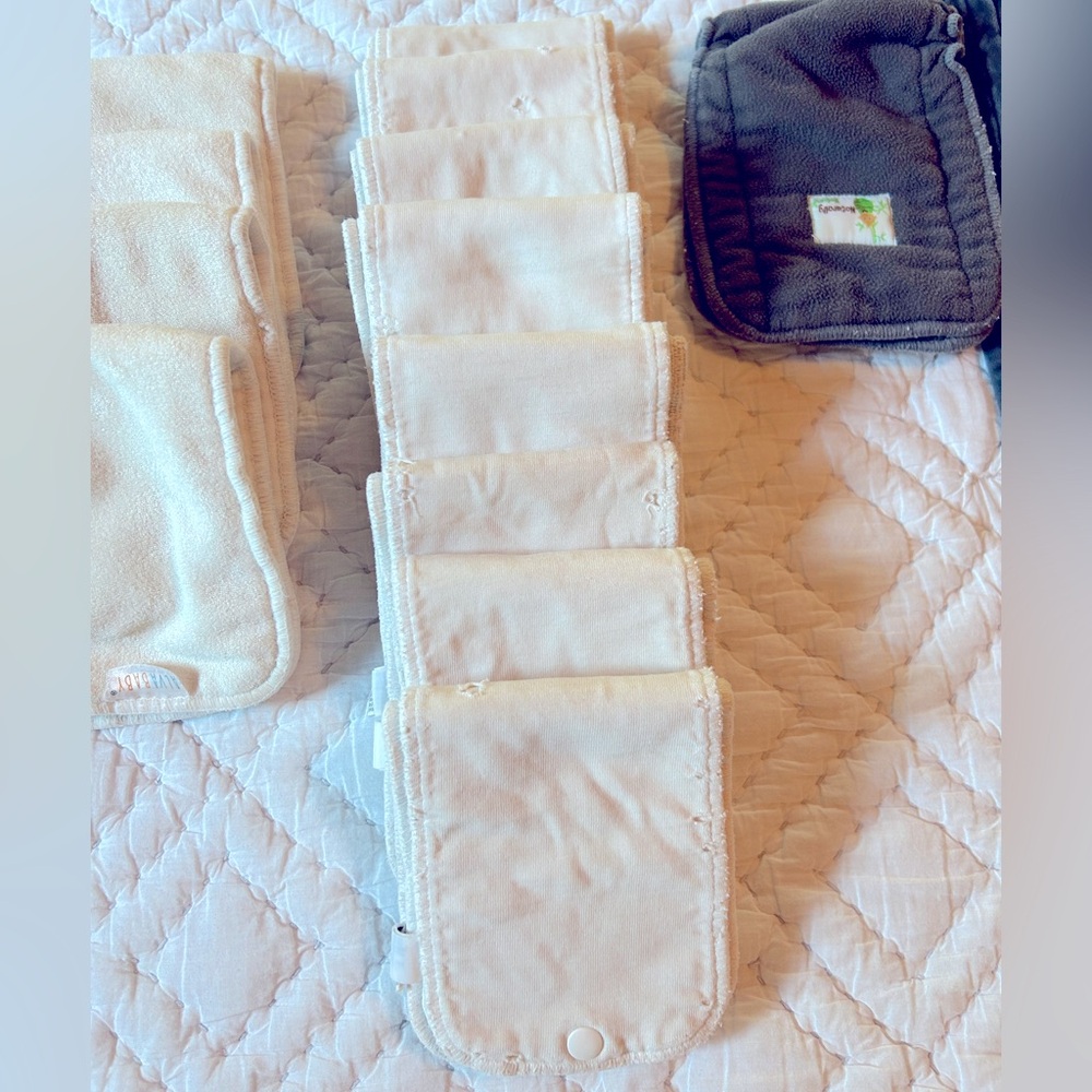 Thirsties duos Used cloth diaper inserts- set of 8